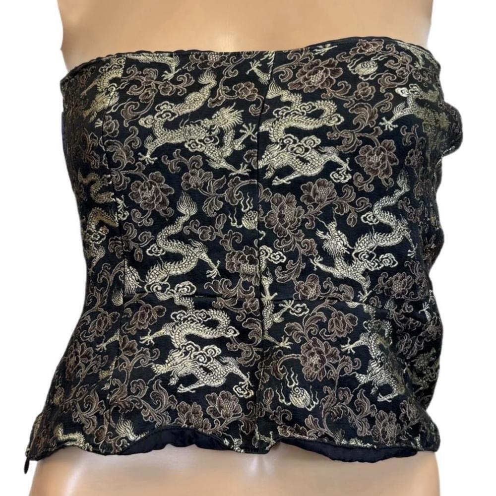 Price Roman Size 12 corset black with design